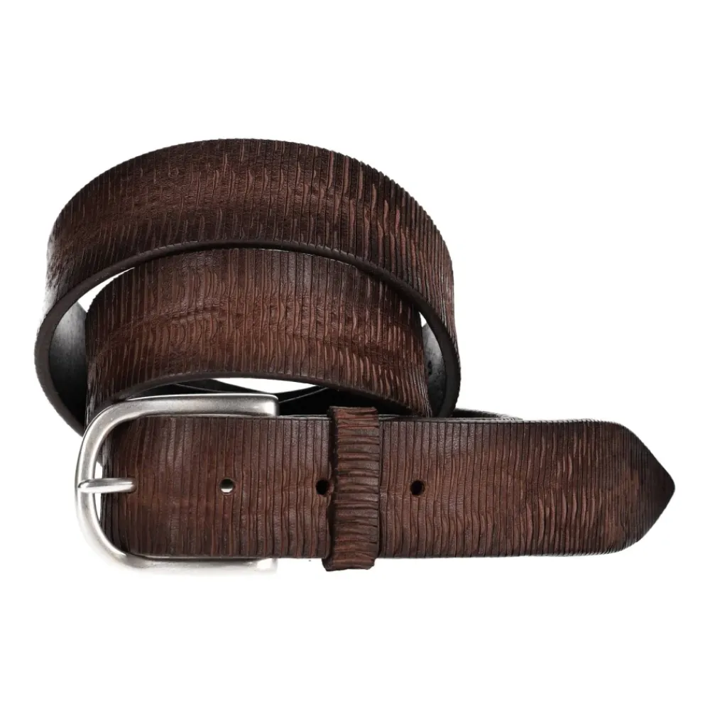 Heren Orciani Riemen^Cintura in pelle lamellare