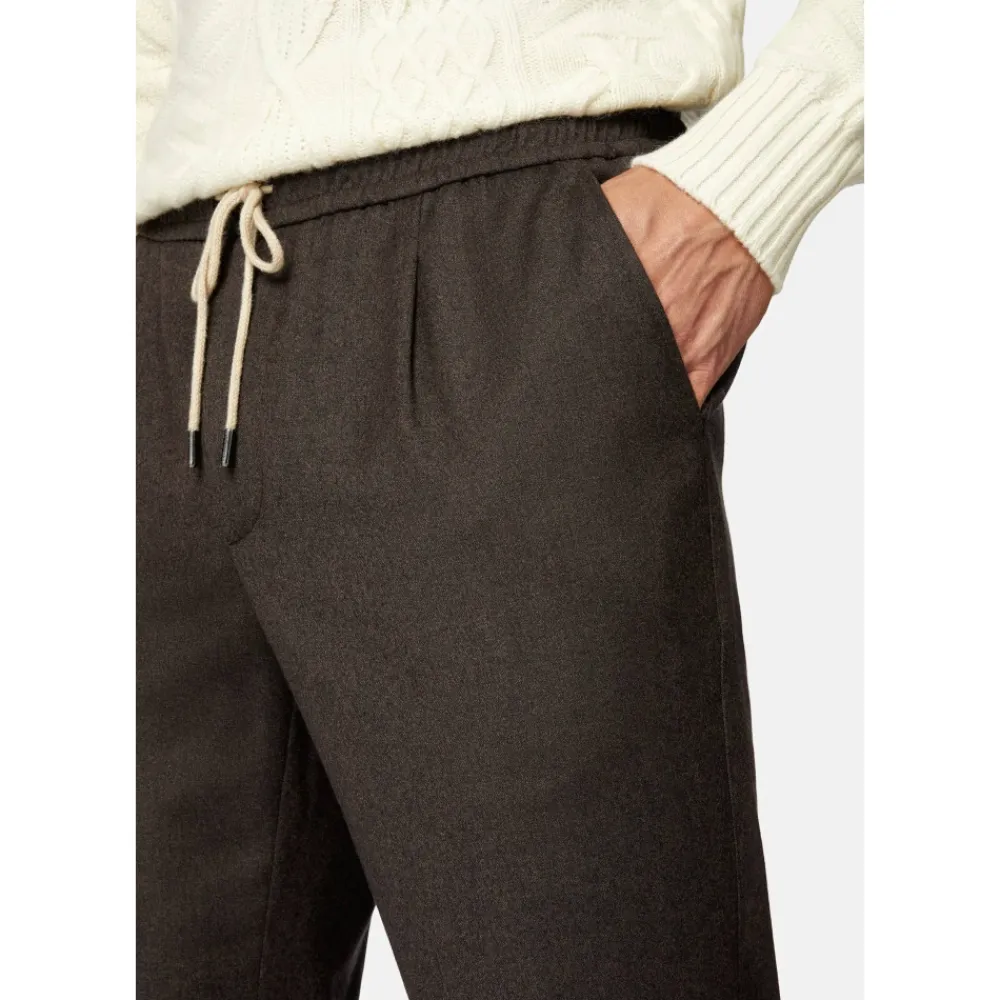 Heren Boggi Milano City Broek in Flanel