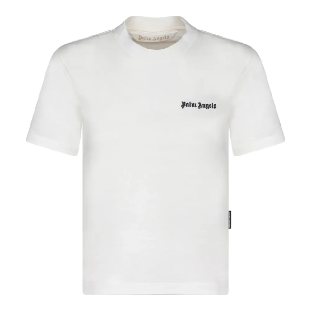 DAMES Palm Angels Shirts^Classic Logo Fitted Tee