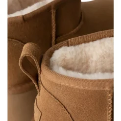 DAMES UGG Classic Ultra Mini New Heights Laarzen Chestnut