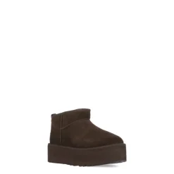 DAMES UGG Classic Ultra Mini Platform Laarzen Burnt Cedar