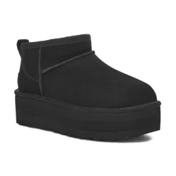 DAMES UGG Classic Ultra Mini Platform Laarzen Black
