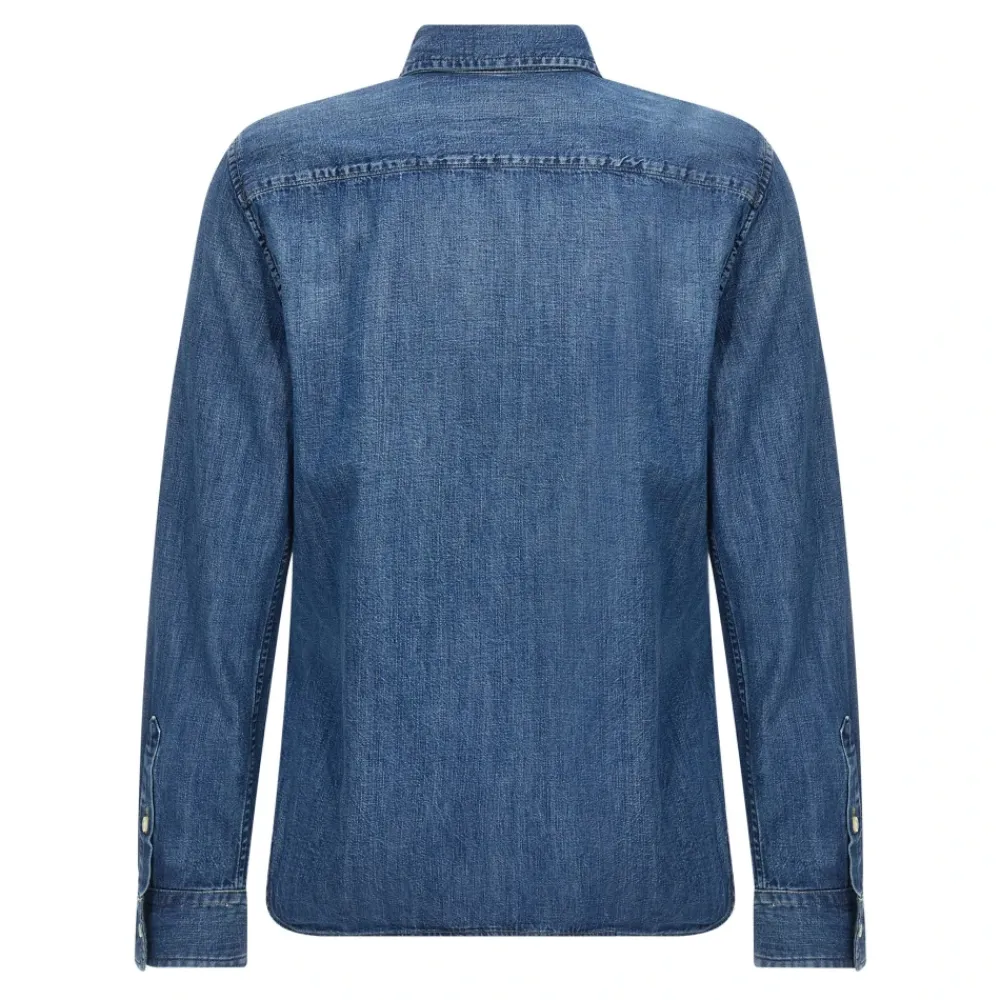 DAMES Polo Ralph Lauren Blouses^Classic-Fit Denim Overhemd