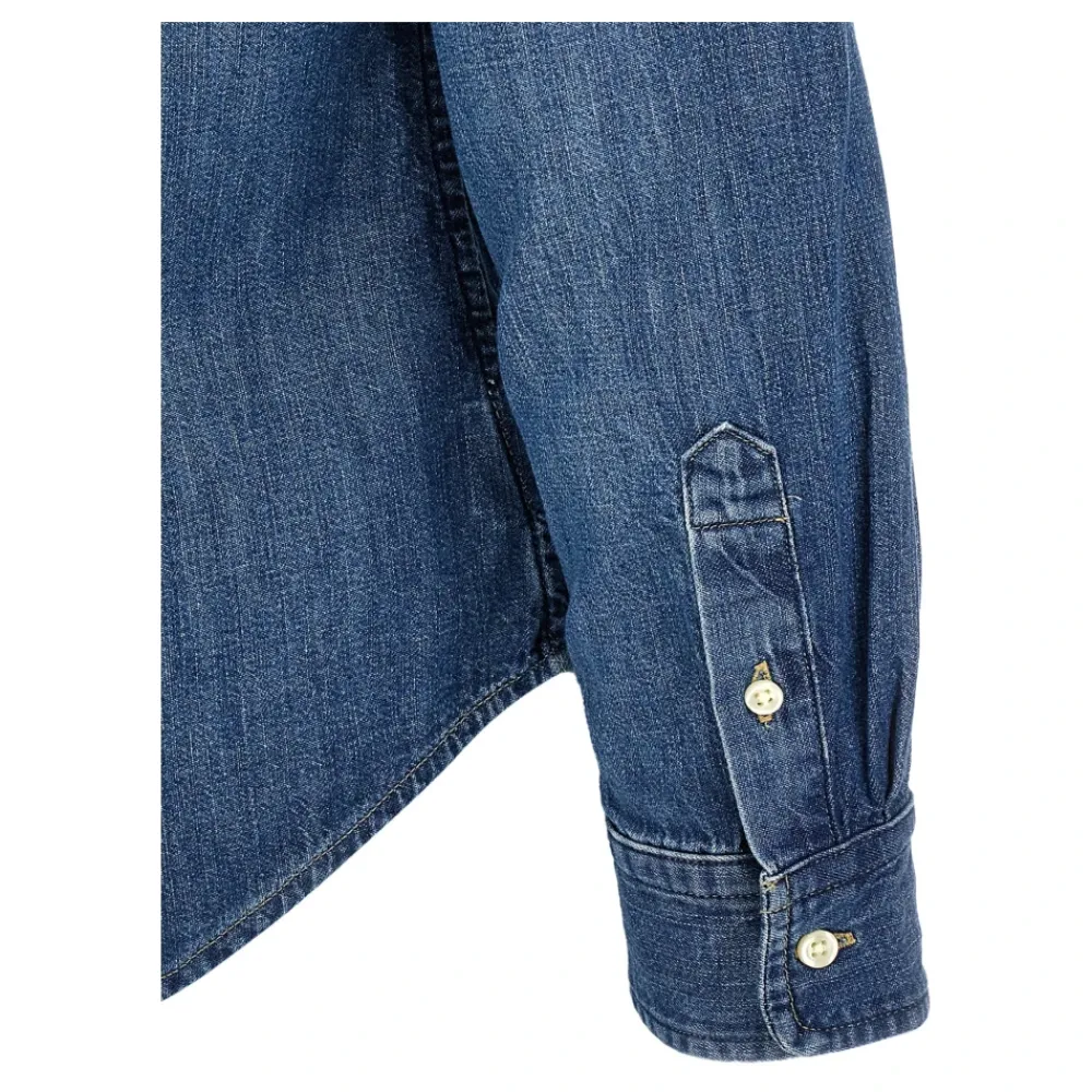 DAMES Polo Ralph Lauren Blouses^Classic-Fit Denim Overhemd