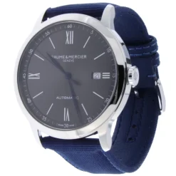 DAMES Baume et Mercier Horloges^Classima Automatisch Blauw Textielband