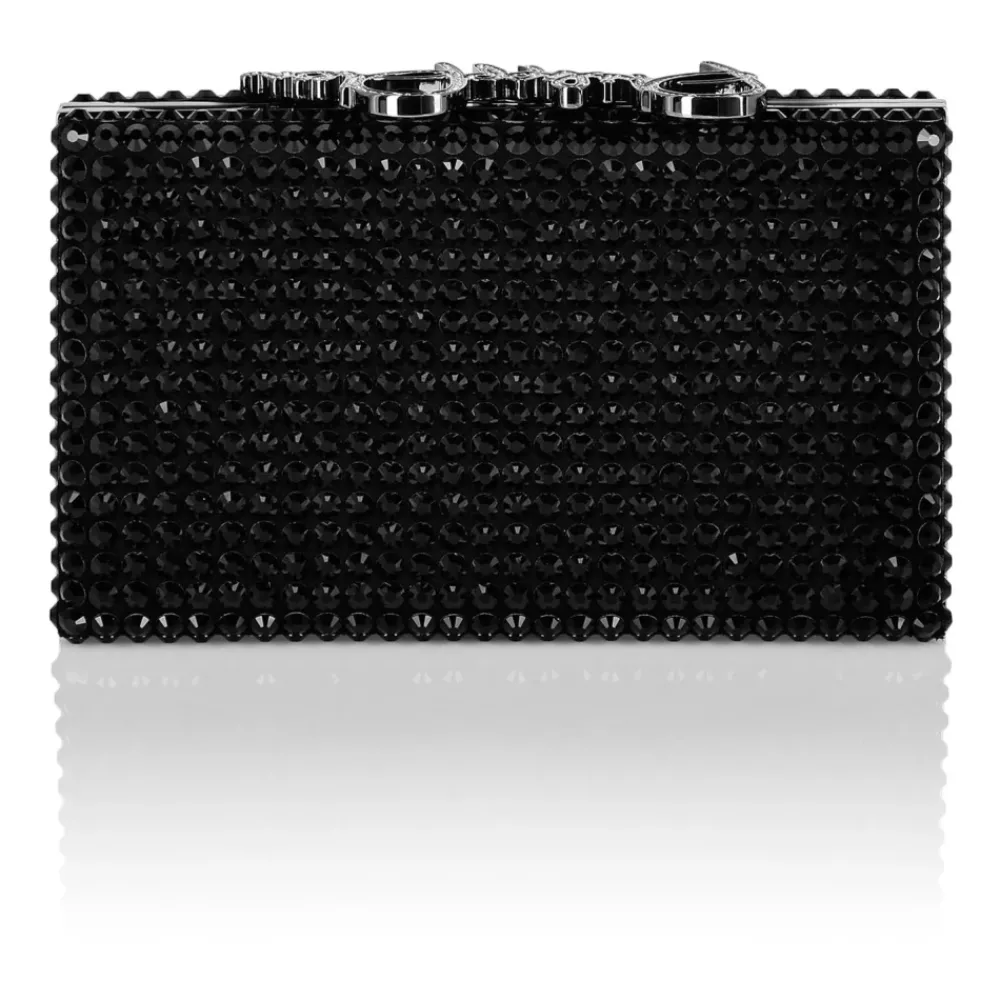 DAMES Philipp Plein Clutch Crystal met Kristallen