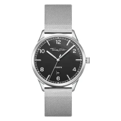DAMES THOMAS SABO Code TS Zwart Zilver Horloge
