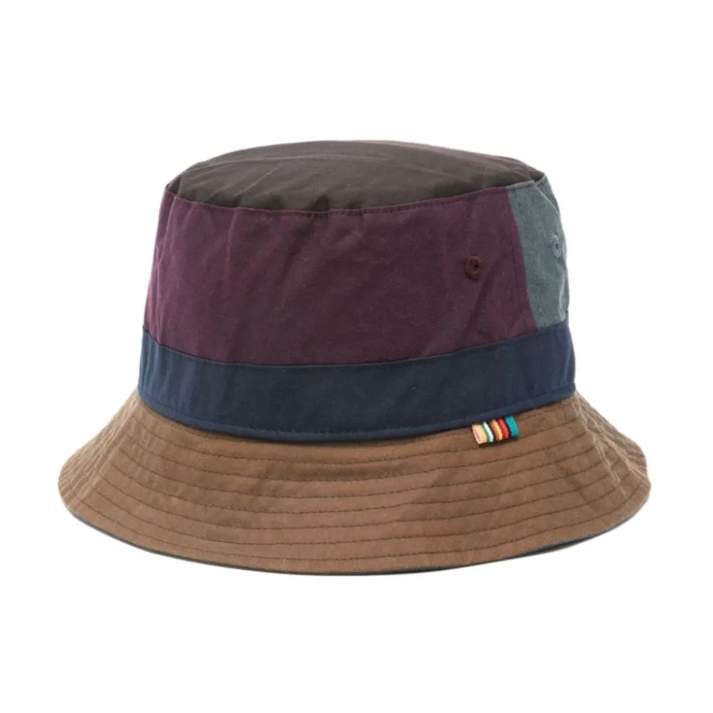 Heren Barbour Hoeden^Colour Block Bucket Hat