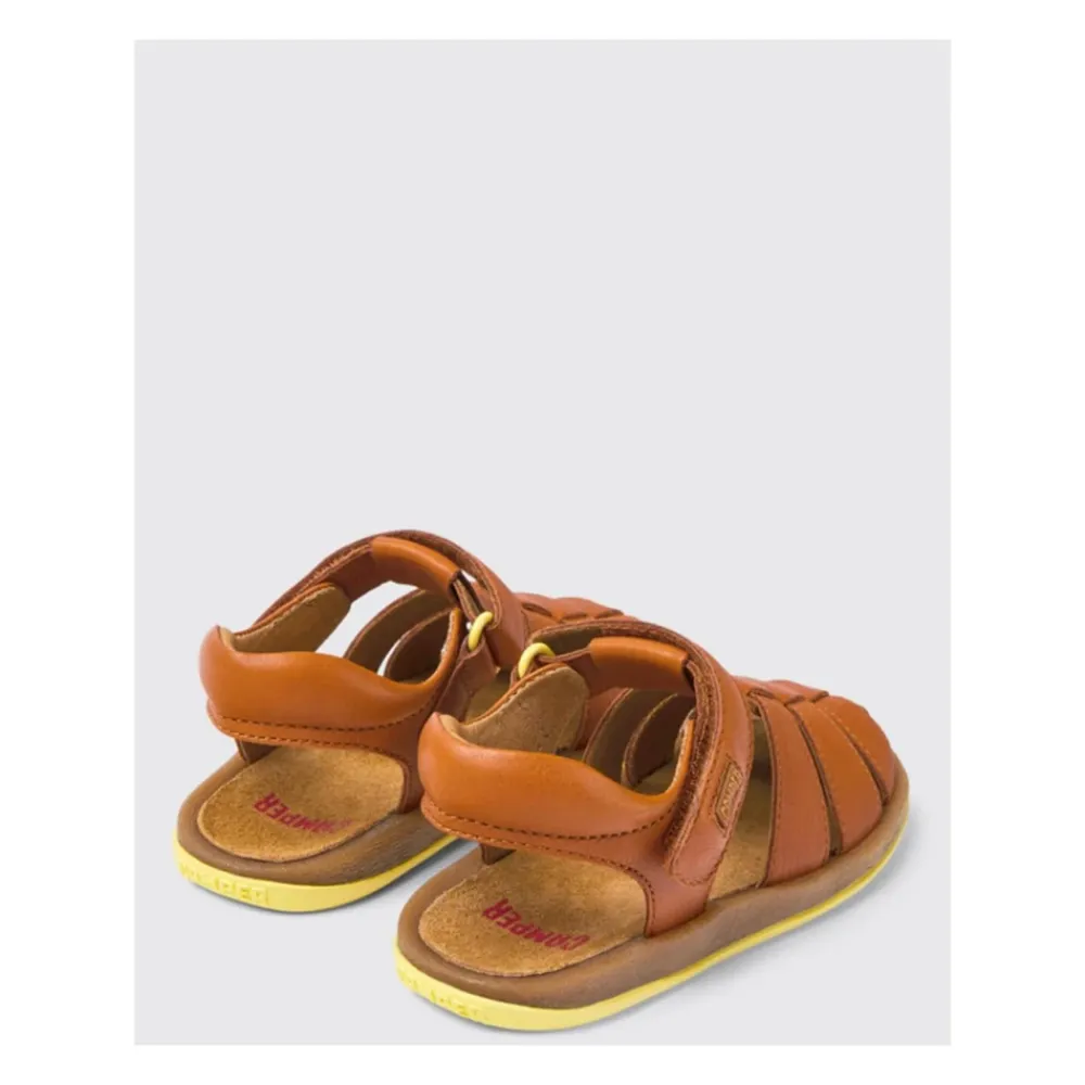 Camper Comfortabele leren sandalen