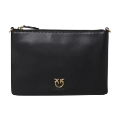 DAMES PINKO Clutches^Compacte Pouch met Rits en Metalen Vogeldetail