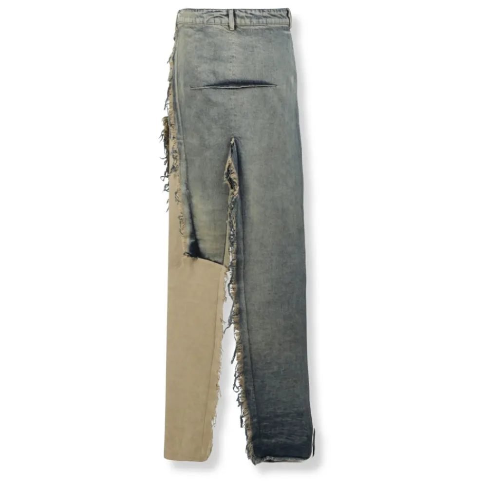 DAMES Rick Owens Rokken^Concordians Denim Sliced Rok