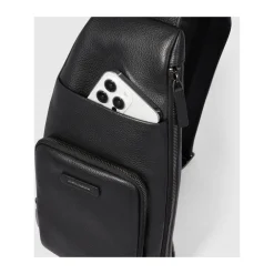 Heren Piquadro Convertible to backpack sling bag for iPad®mini