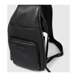 Heren Piquadro Convertible to backpack sling bag for iPad®mini