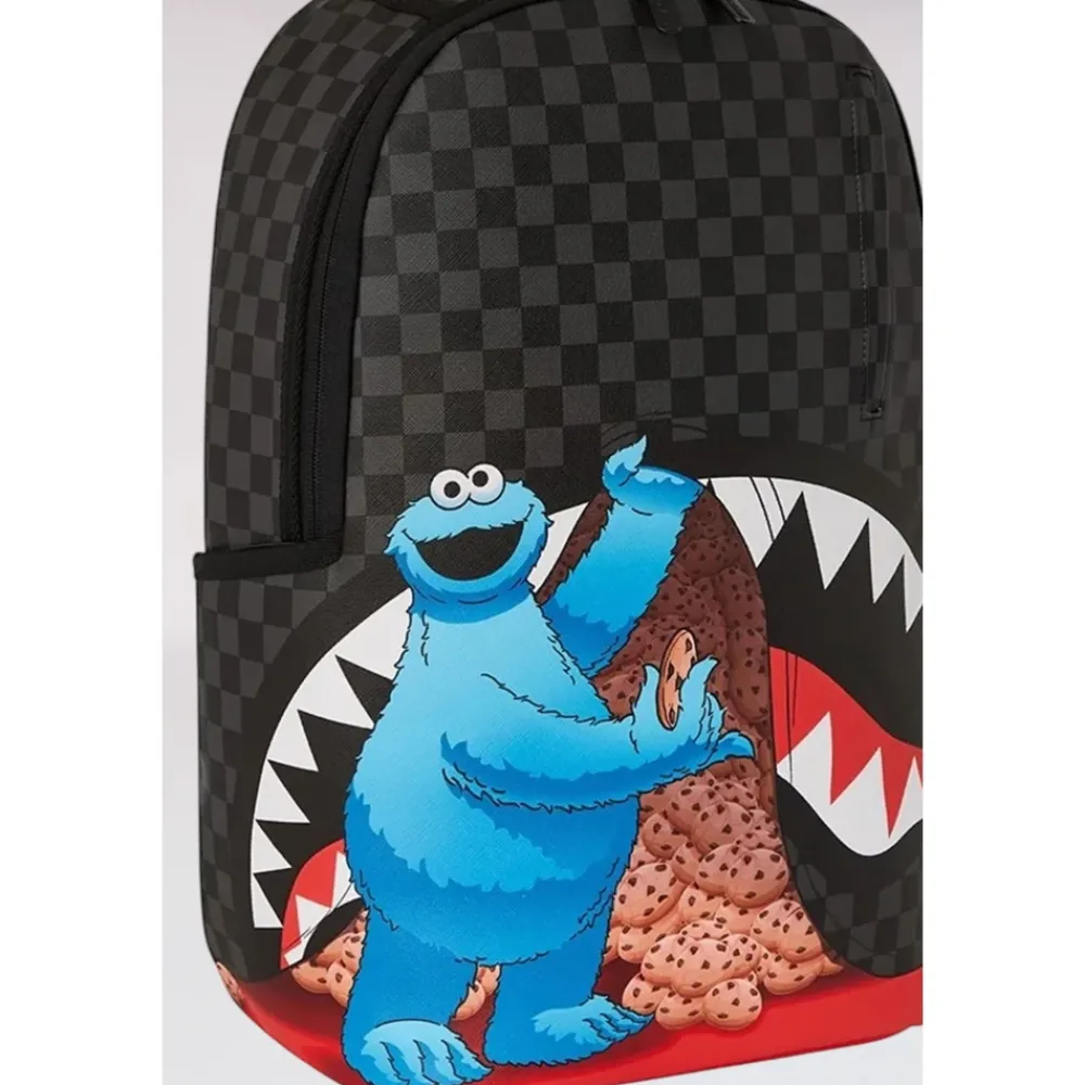 Heren SPRAYGROUND Cookie Monster Sneak Rugzak in Zwart