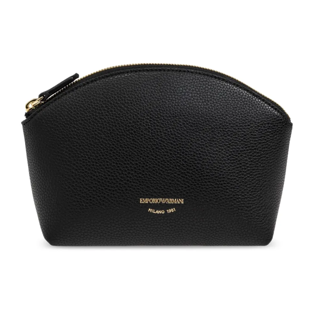 DAMES Emporio Armani Toilettassen^Cosmetische Tas met Logo