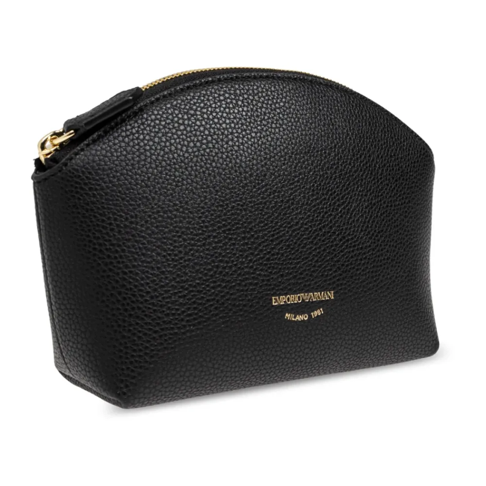 DAMES Emporio Armani Toilettassen^Cosmetische Tas met Logo