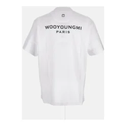 Heren WOOYOUNGMI Cotton Back Logo T-Shirt