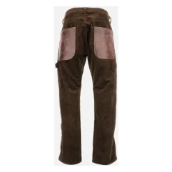 Heren Junya Watanabe Cotton Corduroy Leather Trousers