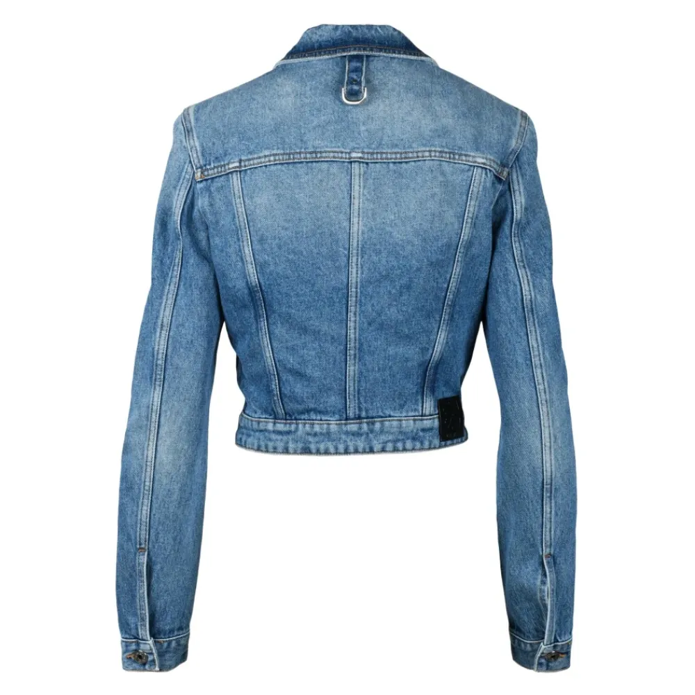 DAMES Off White Jassen^Cotton Denim Jas