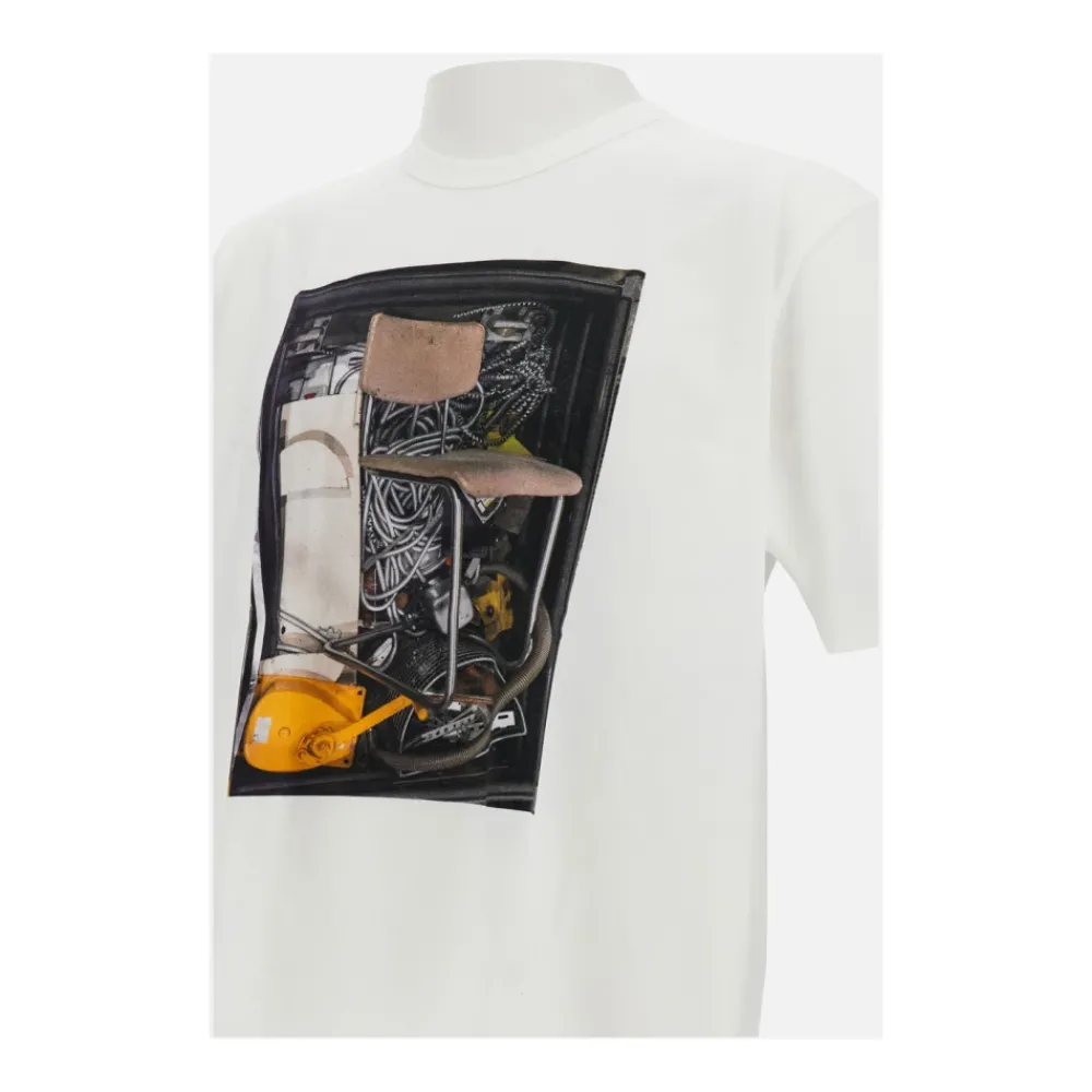 Heren Junya Watanabe Shirts^Cotton Jersey Thomas Struth Tee