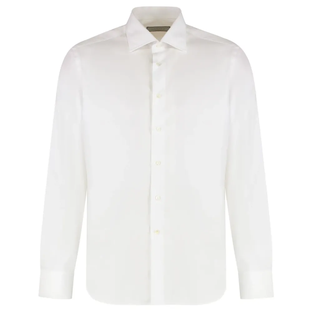 Heren Canali Cotton Shirt
