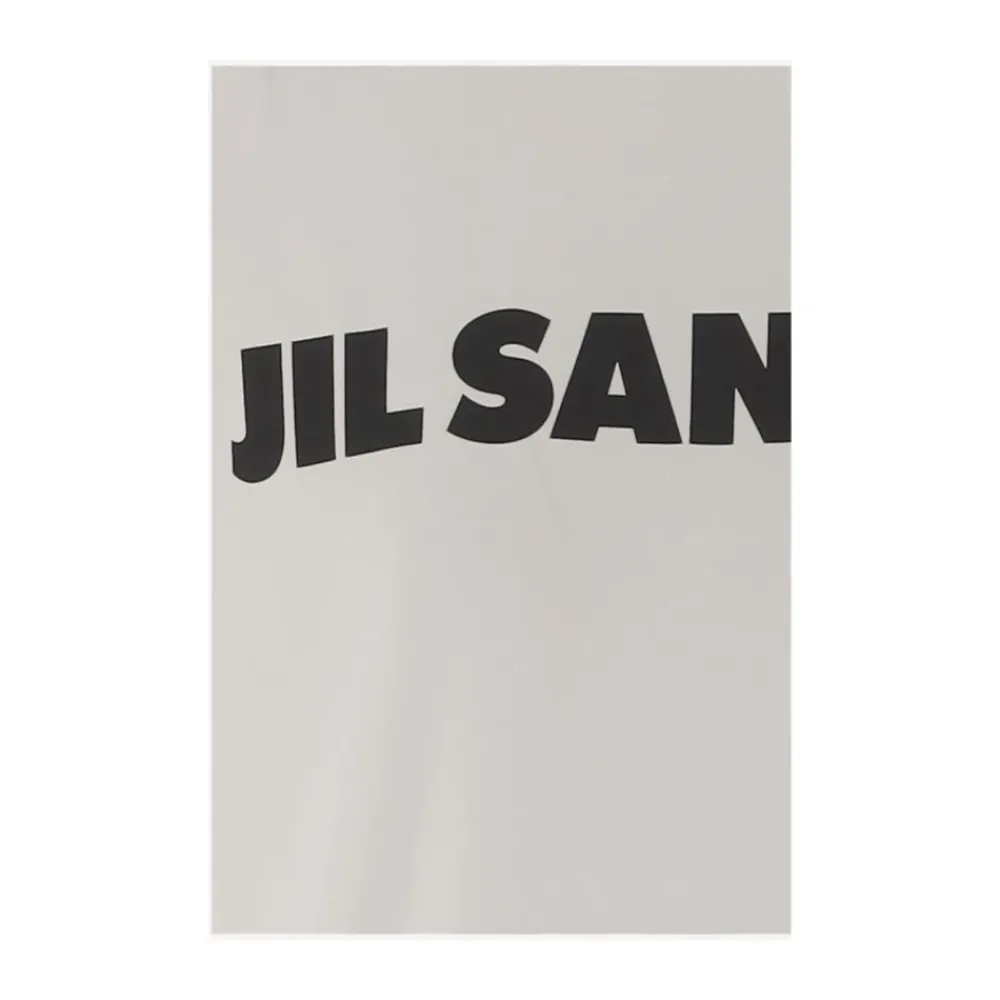 DAMES Jil Sander Cotton T-Shirt met Logo