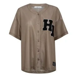 DAMES Haute L'Amitié Court Tee Top Walnoot