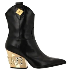 DAMES Philipp Plein Cowboy Mid-Heel Laarzen Gothic Plein