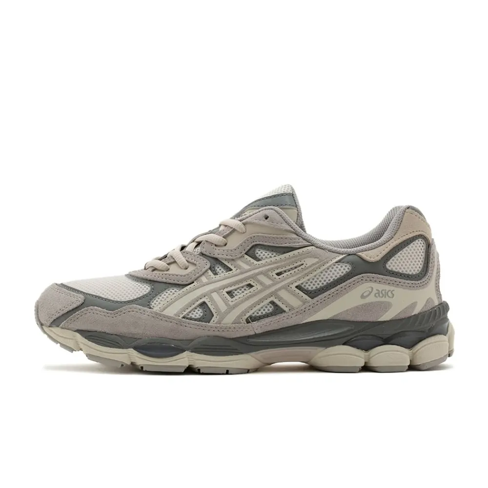 Heren Asics Sneakers^Cream Oyster Gel-NYC Geïnspireerde Sneakers