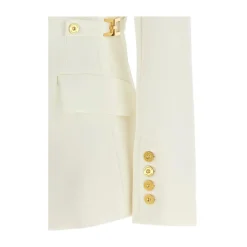 DAMES Elisabetta Franchi Jassen^Crepe jas met juweel accessoire