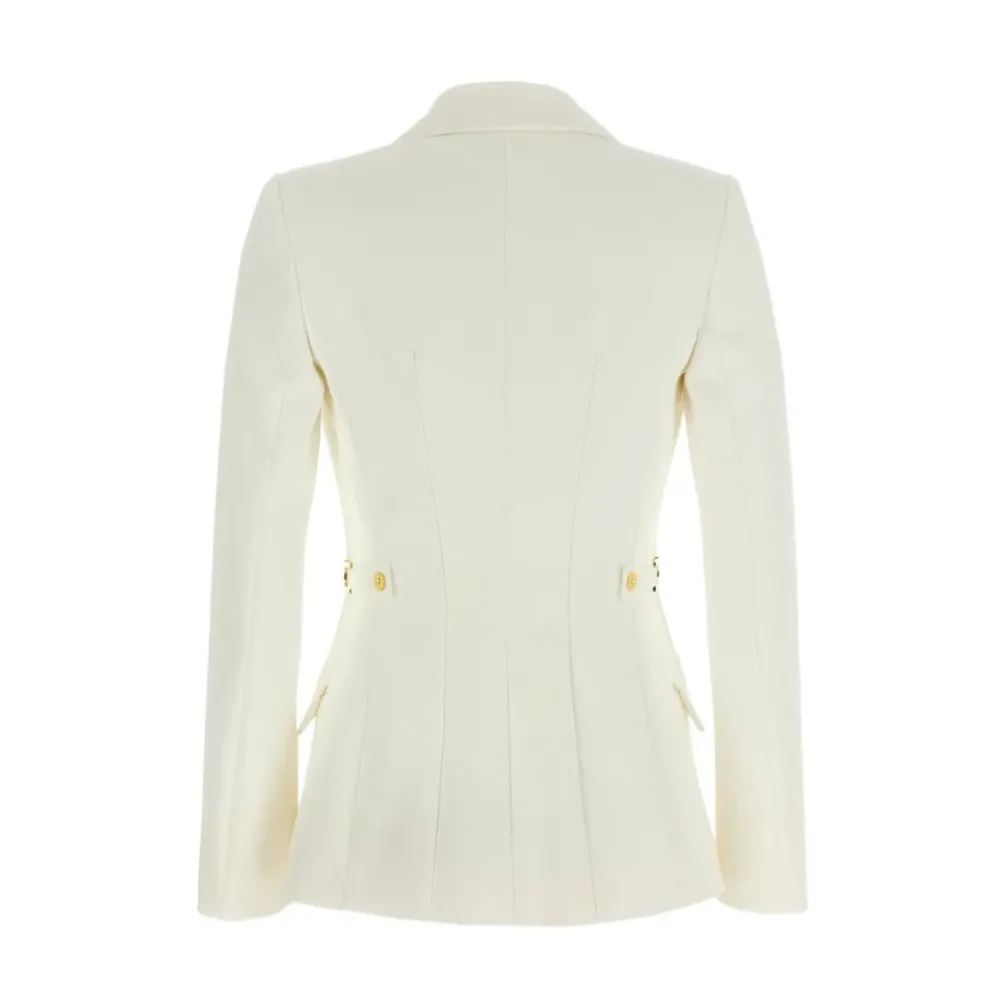 DAMES Elisabetta Franchi Jassen^Crepe jas met juweel accessoire