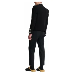 Heren Balmain Crepe spencer jasje met geborduurde frogging
