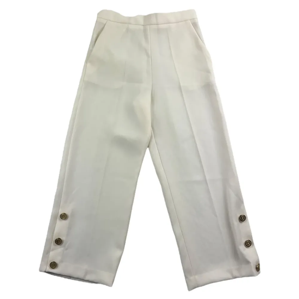 Elisabetta Franchi Broeken & Jeans^Crème Meisjesbroek, Gecertificeerd Product