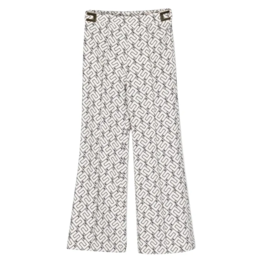 Elisabetta Franchi Broeken & Jeans^Crème Meisjesbroek Stijlvolle Selectie