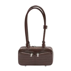 DAMES Self Portrait Croc Leather Mini Schoudertas