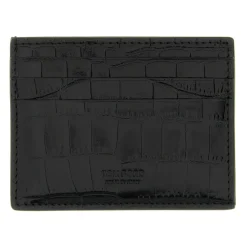 Heren Tom Ford Portefeuilles^Crocodile Leather Card Holder