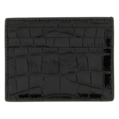 Heren Tom Ford Portefeuilles^Crocodile Leather Card Holder