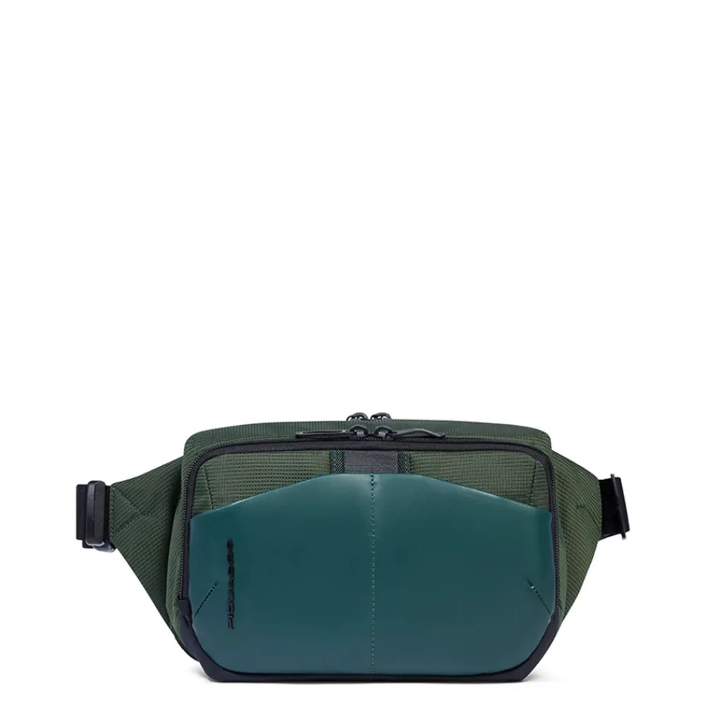 DAMES Piquadro Heuptassen^Crossover stoffen en bio-based materiaal zakje met RFID-bescherming