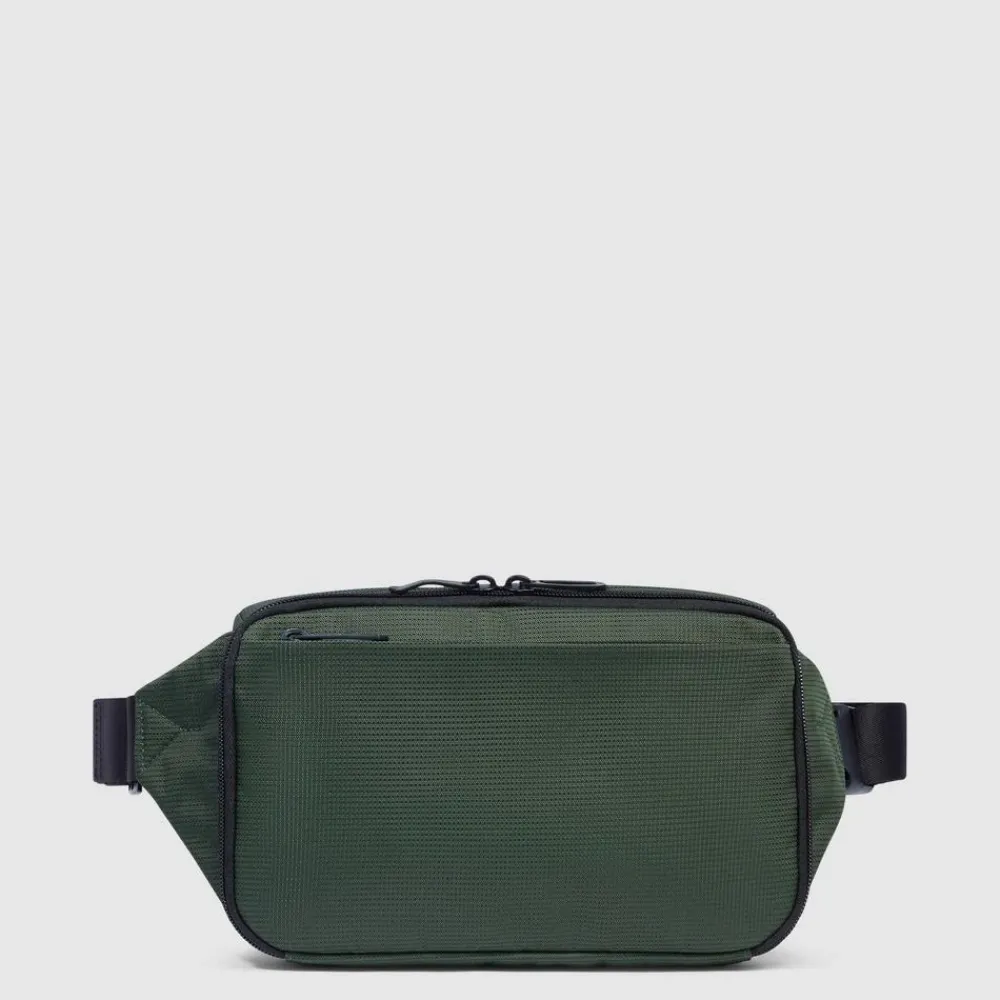 DAMES Piquadro Heuptassen^Crossover stoffen en bio-based materiaal zakje met RFID-bescherming