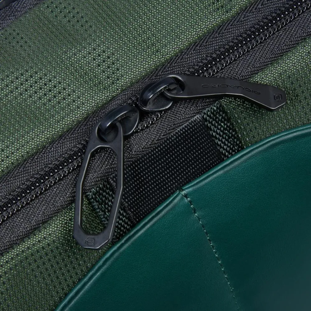 DAMES Piquadro Heuptassen^Crossover stoffen en bio-based materiaal zakje met RFID-bescherming