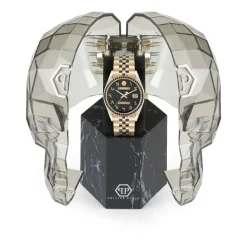 DAMES Philipp Plein Horloges^Crystal Gold Superlative Date Horloge