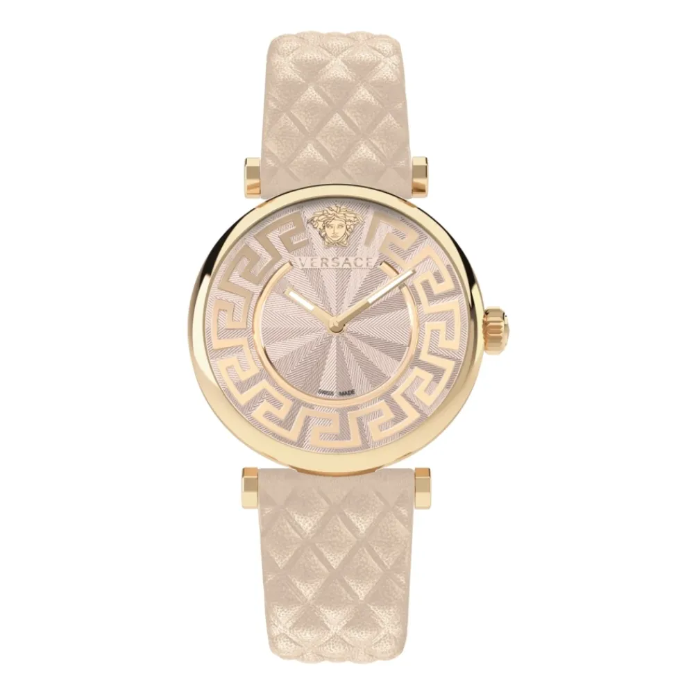DAMES Versace Horloges^Dames Leren Analoge Horloge