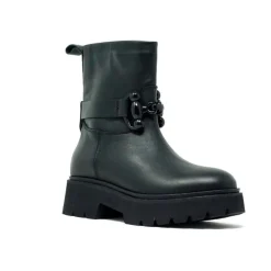 DAMES Janet & Janet Dames Leren Enkellaars in