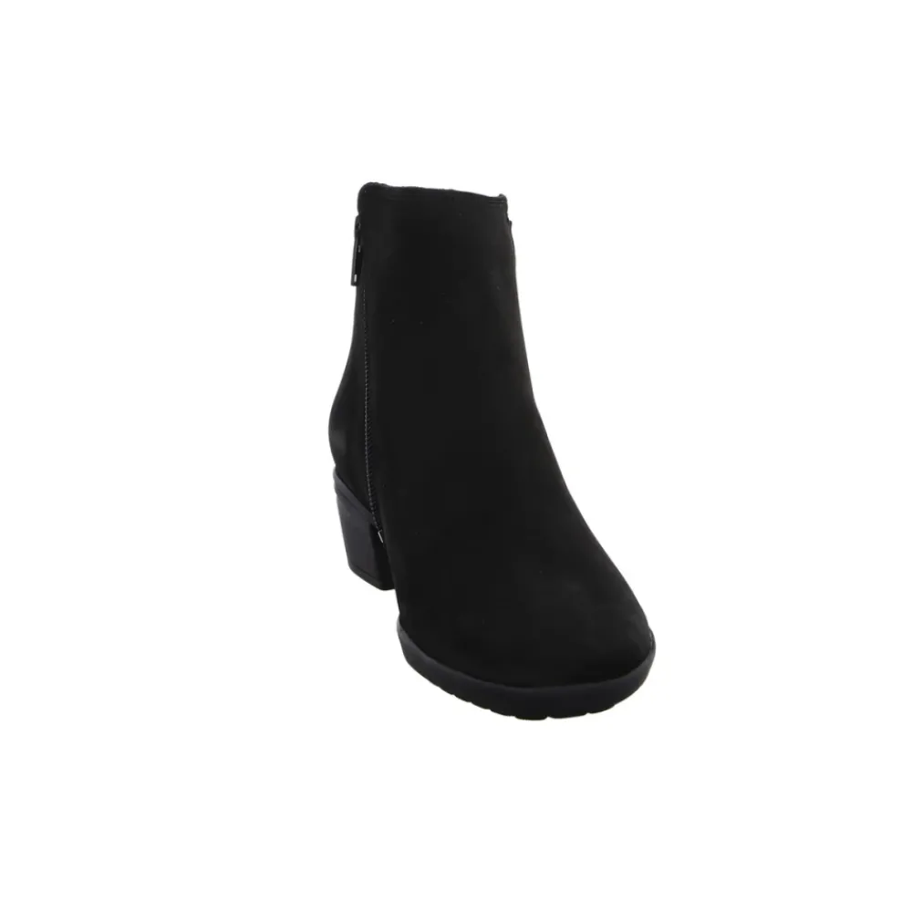 DAMES Hartjes Enkellaarsjes^Dames Leren Enkellaarzen