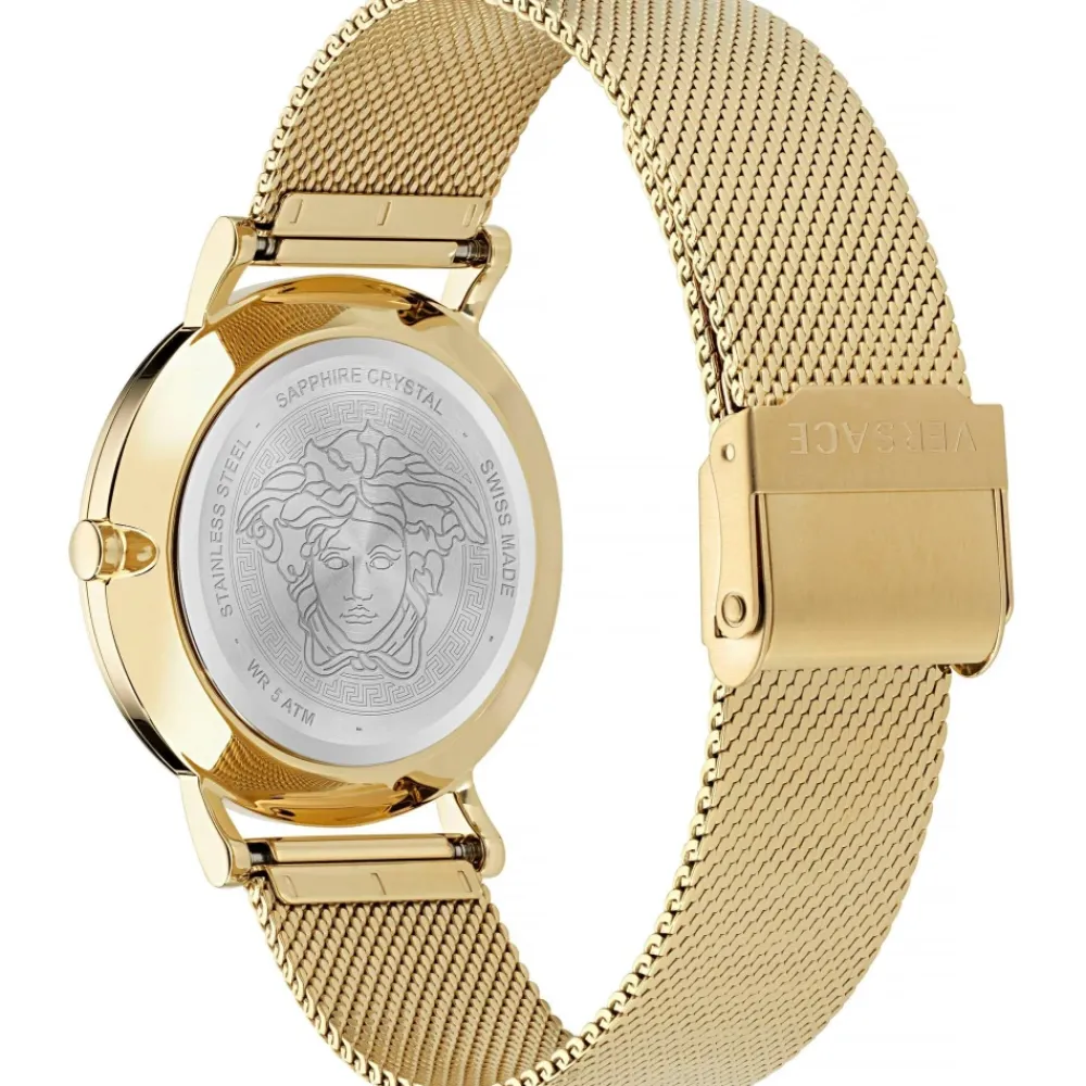 DAMES Versace Horloges^Dames Quartz Horloge Nieuwe Generatie Goudkleur