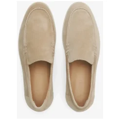 DAMES Estro Dames Sand Natuurlijke Velours Loafers ER00113365