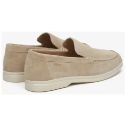 DAMES Estro Dames Sand Natuurlijke Velours Loafers ER00113365