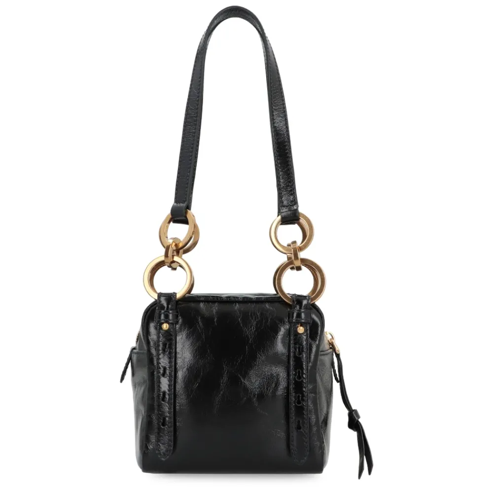 DAMES Prada Schoudertassen^Dangle Mini Leren Tas met Handvat