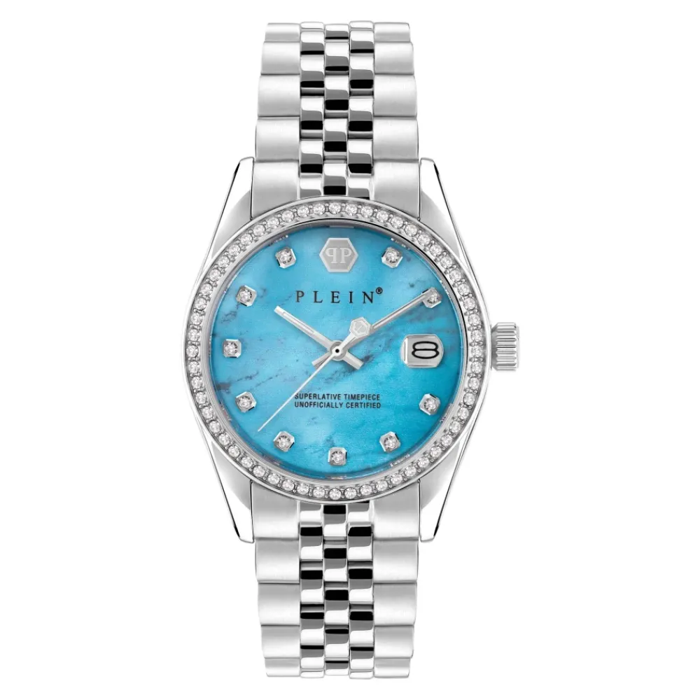 DAMES Philipp Plein Date Superlative Zilveren Horloge