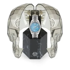 DAMES Philipp Plein Date Superlative Zilveren Horloge